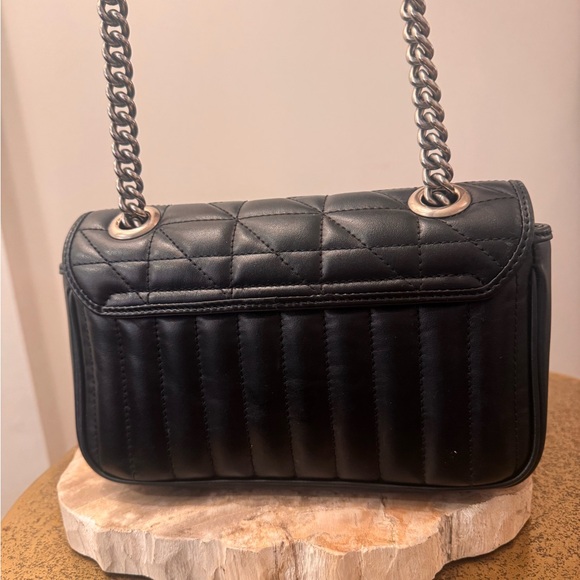 Gucci GG Marmont Matelassé Black Leather Shoulder Bag – w orig Dust Bag box etc - Picture 12 of 16